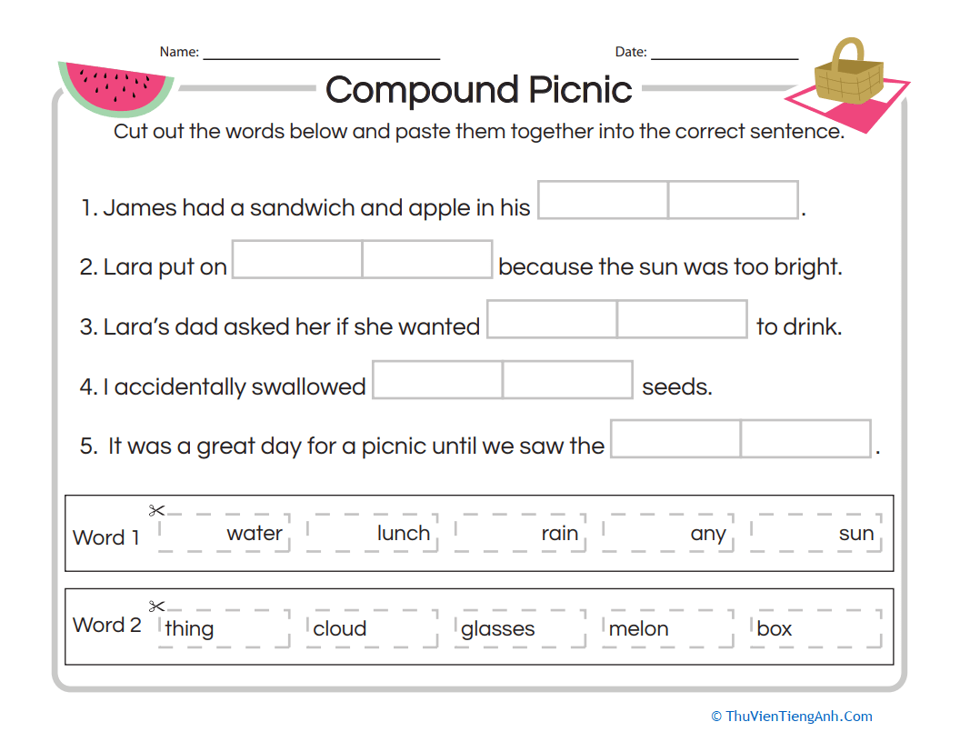 Compound Picnic Thư Viện Tiếng Anh