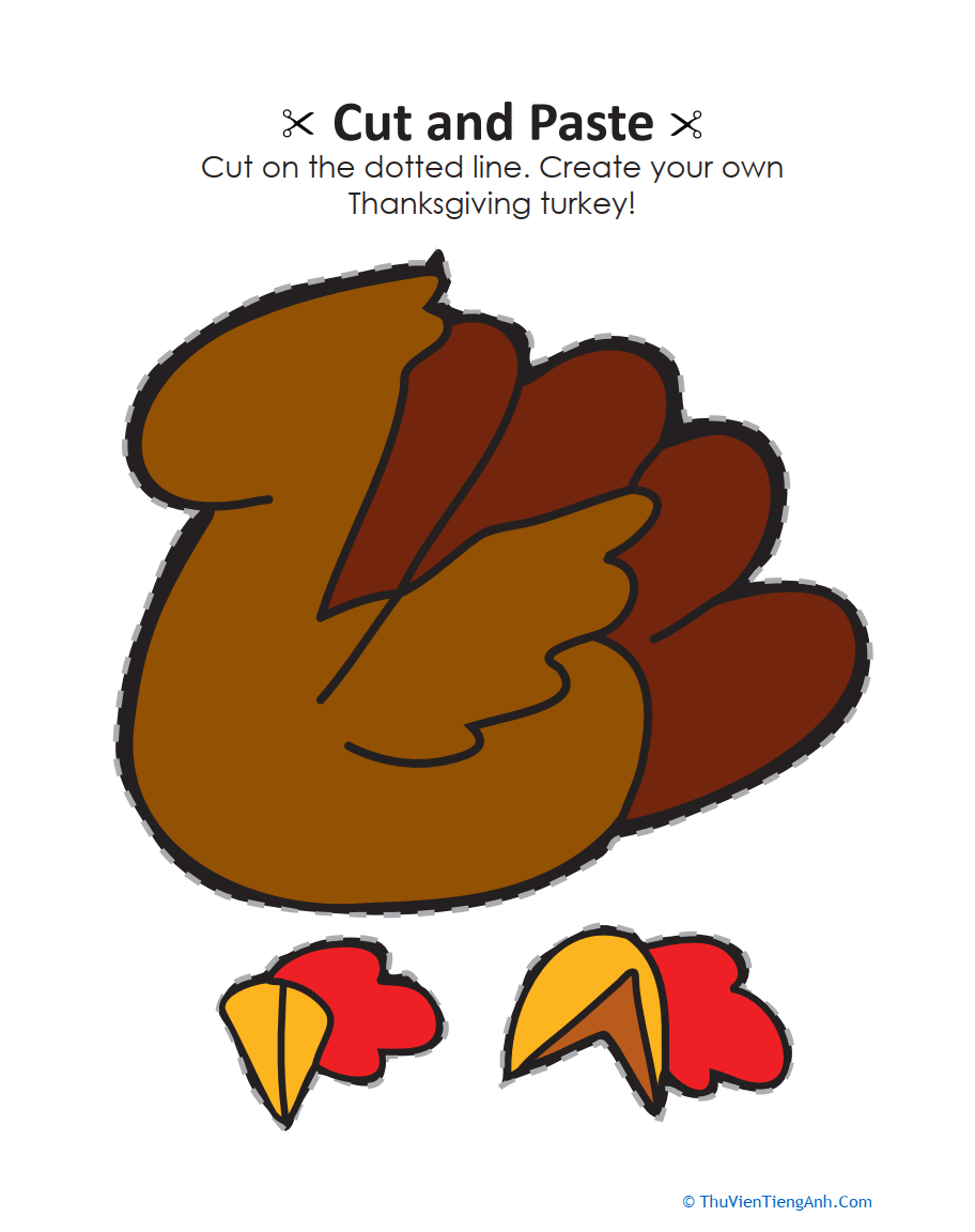 Cut-and-Paste Turkey - Thư Viện Tiếng Anh