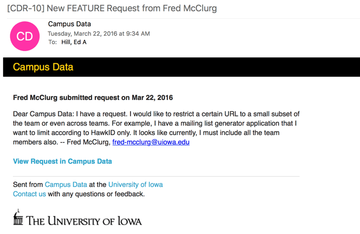 Requesting Data