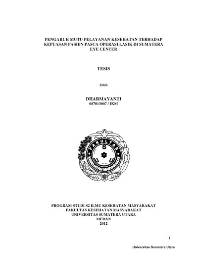 Top PDF BAB 2 TINJAUAN PUSTAKA 2.1. Mutu Pelayanan Kesehatan - Pengaruh  Mutu Pelayanan Kesehatan Terhadap Kepuasan Pasien Pasca Operasi Lasik Di  Sumatera Eye Center - 123dok.com