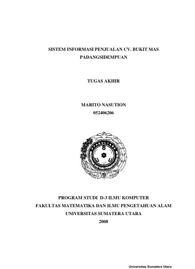 Top PDF Sistem Informasi Penjualan Minuman pada CV.Simbolon - 123dok.com