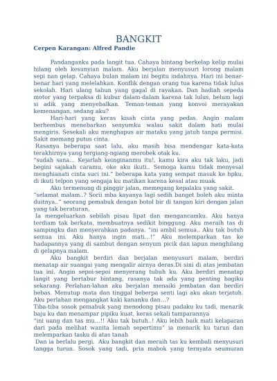 Top PDF 4 Contoh Cerpen Beserta Unsur Intrinsik - 123dok.com