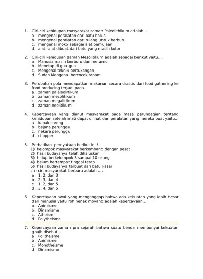 TO IPS NOVEMBER KELAS 7 SOAL KUNCI JAWAB