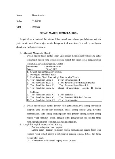 DESAIN MATERI PEMBELAJARAN 001