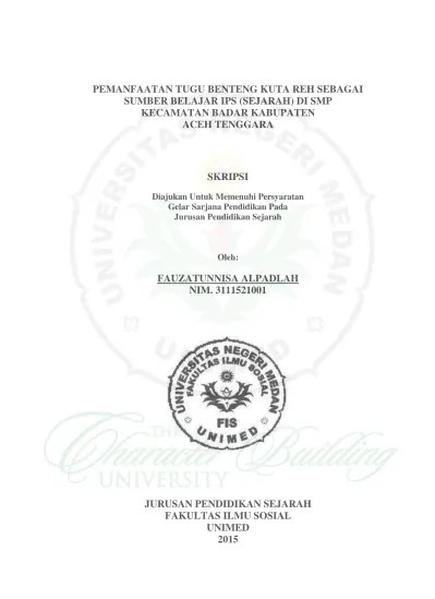 Top PDF Ketambe, Badar, Aceh Tenggara - 123dok.com