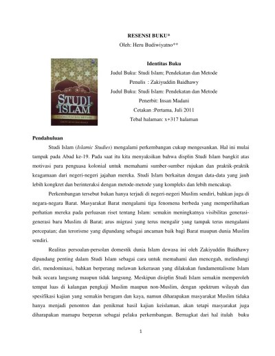 RESENSI BUKU FIKSI dan NON FIKSI RESENSI