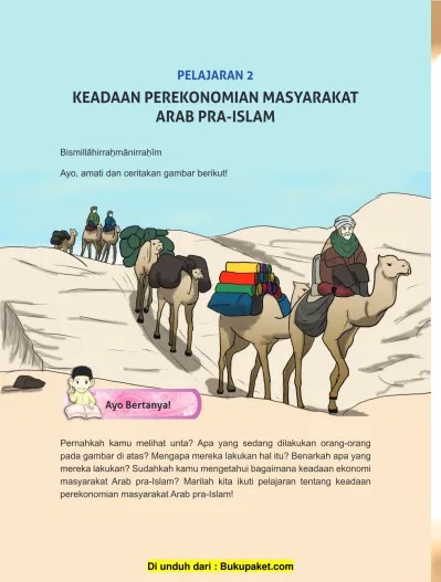 Pelajaran 2 Keadaan Perekonomian Masyarakat Arab Pra Islam