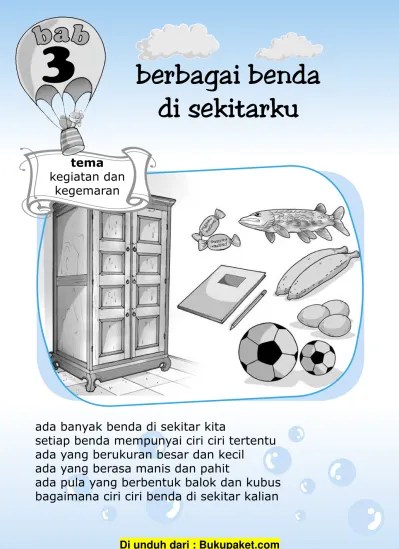 Bab 3 Berbagai Benda di Sekitarku