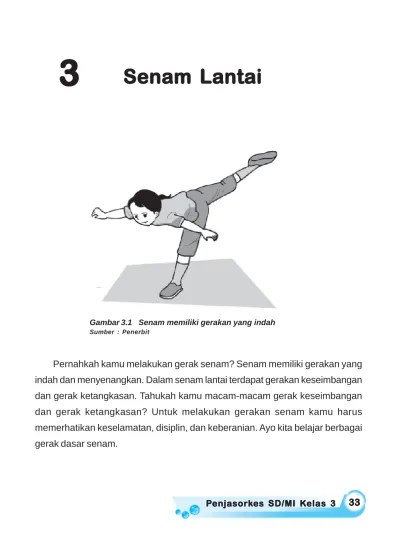 Penjasorkes SD MI Kelas 3. Bab 3