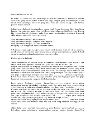 Contoh Naskah Pidato Tema Pemuda