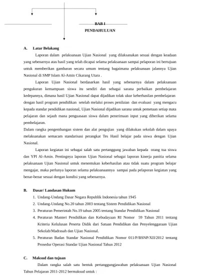 Top PDF Contoh Laporan Pertanggungjawaban Kegiatan Rehab Kelas di Sekolah -  123dok.com