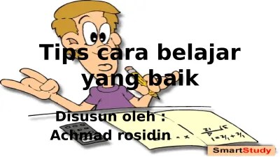 Tips cara belajar yang baik