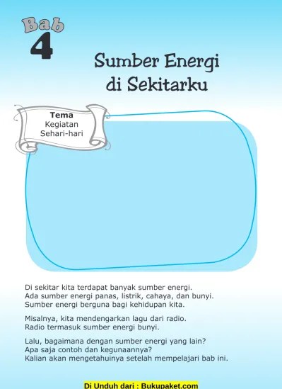 Bab 4 Sumber Energi di Sekitar Kita