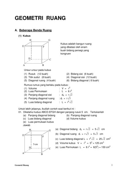 01 Beberapa Benda Ruang