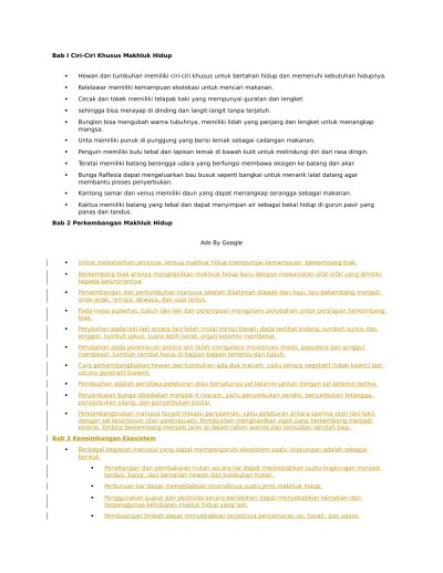 Top PDF Rangkuman materi pelajaran IPA kelas 6 SD MI semester 1 dan 2 -  123dok.com