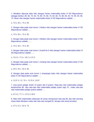 Top PDF buku paket bse kelas 6 matematika Kelas VI SD M - 123dok.com