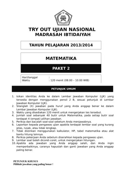 Top PDF buku paket bse kelas 6 matematika Kelas VI SD M - 123dok.com