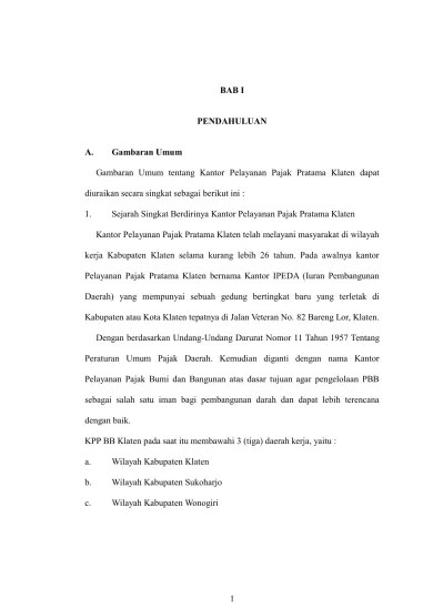 Top PDF KPP Pratama Klaten - 123dok.com