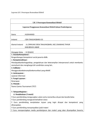 Top PDF LK 1 Penerapan Komunikasi Efektif Sesi 1 KK F - 123dok.com