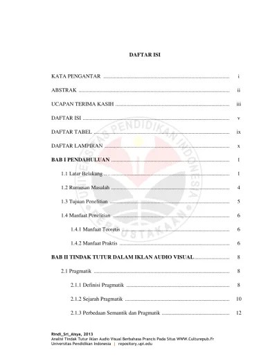 Top PDF tuturan iklan audio visual berbahasa Perancis - 123dok.com