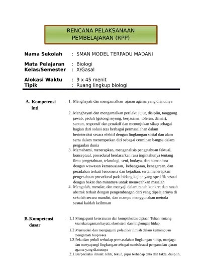 Top PDF 1. Ruang Lingkup Biologi (12 Soal) - Biologi - 123dok.com