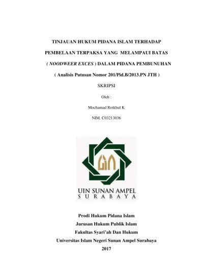 ANALISIS YURIDIS KEBEBASAN SESEORANG DALAM MELAKUKAN PEMBELAAN TERPAKSA  MENURUT PASAL 49 KUHP