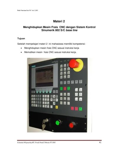 Materi 2 Frais CNC UNY