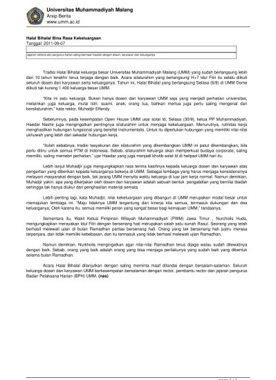 Top PDF Contoh Proposal Kegiatan Halal Bihalal P - 123dok.com