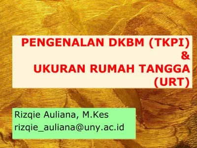 ILMU GIZI DKBM DAN URT