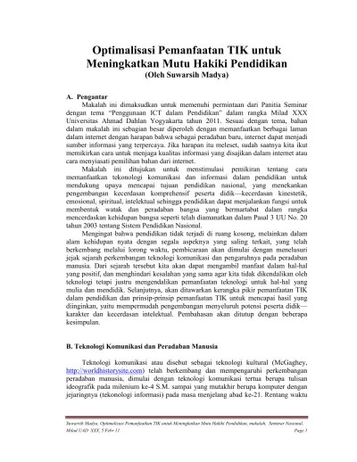 Top PDF Optimalisasi Pemanfaatan TIK dalam Pendidikan final. doc -  123dok.com