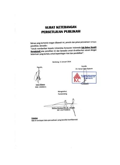 Top PDF Sistem informasi produksi dan penjualan pada CV.karya Cipta Gypsum  - 123dok.com
