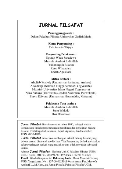 Top PDF TUGAS FILSAFAT jurnal 1 2 dan 3 - 123dok.com