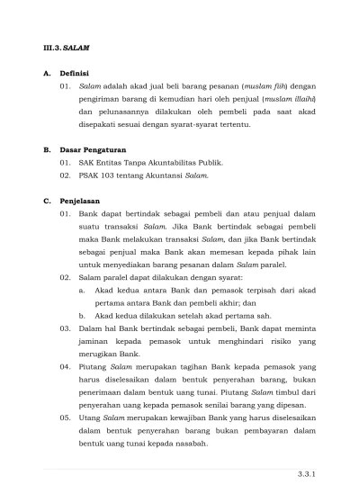 PAPSI BPRS 3.3 Akad Jual Beli SALAM 271213