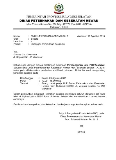 PEMBUKTIAN KUALIFIKASI LAB P3H