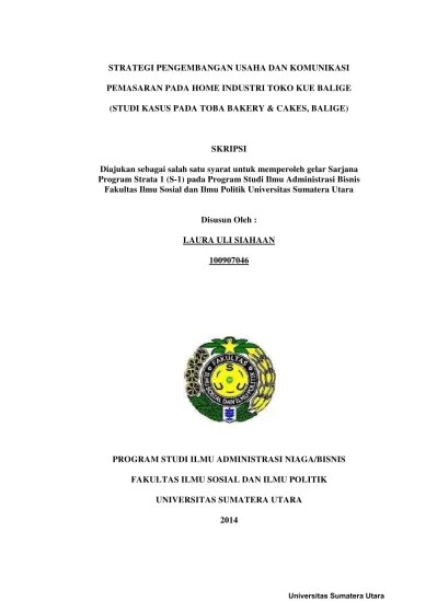 Top Pdf Analisis Strategi Pemasaran Industri Kecil Roti Dan Kue (Studi Kasus Toko Ibu Ratna Roti Dan Kue) - 123Dok.com