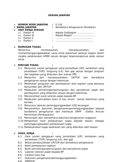 Top PDF E.116 Bendahara Pengeluaran Pembantu - 123dok.com