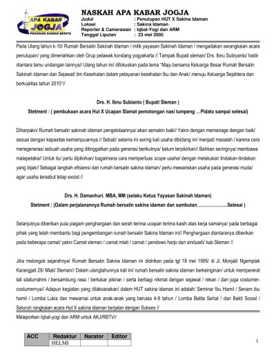 100101 AKJ 23 Mei 2005 Penutupan HUT X Sakina Idaman