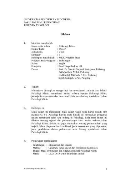 Top PDF Asesmen dalam psikologi klinis (1) - 123dok.com