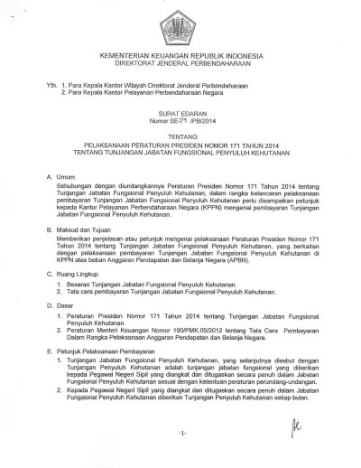 Top PDF se 071 pb 2014 tunjangan fungsional penyuluh kehutanan - 123dok.com