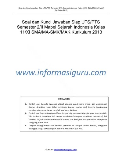 Top PDF SOAL SIAP UTS PTS 2 PAI dan Budi Pekerti SMA MA SMK MAK Kelas 13 -  123dok.com