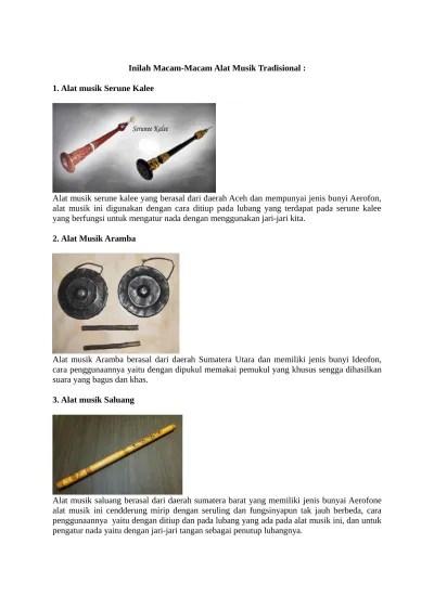 Bab 3 Seni Musik Tradisional dan Modern