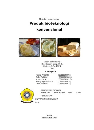 Makalah bioteknologi Produk bioteknologi id