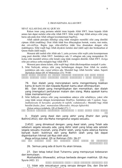 2. IMAN KEPADA ALLAH SWT - IMAN KEPADA ALLAH