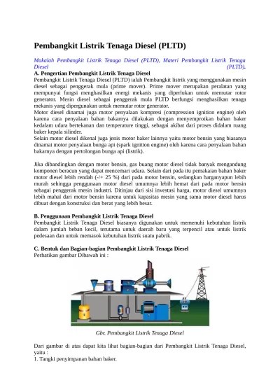 Top PDF Pembangkit Listrik Tenaga Diesel PLTD (8) - 123dok.com