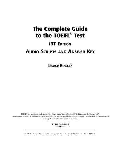 Kumpulan soal-soal: Belajar Test TOEFL PBT