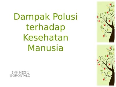 Dampak Polusi terhadap Kesehatan Manusia