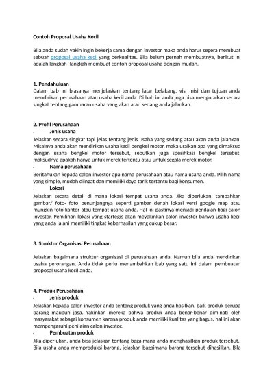 Contoh Proposal Usaha Kecil. docx