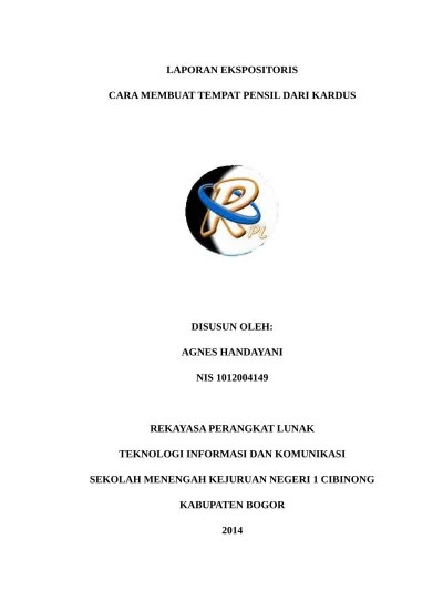 LAPORAN EKSPOSITORIS DAUR ULANG KARDUS
