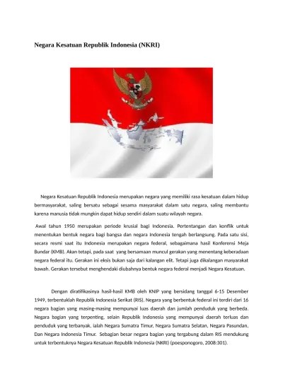 Indonesia Negara Kesatuan Program Studi