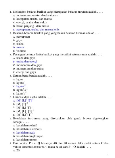 Top PDF contoh contoh soal fisika untuk kelas x - 123dok.com